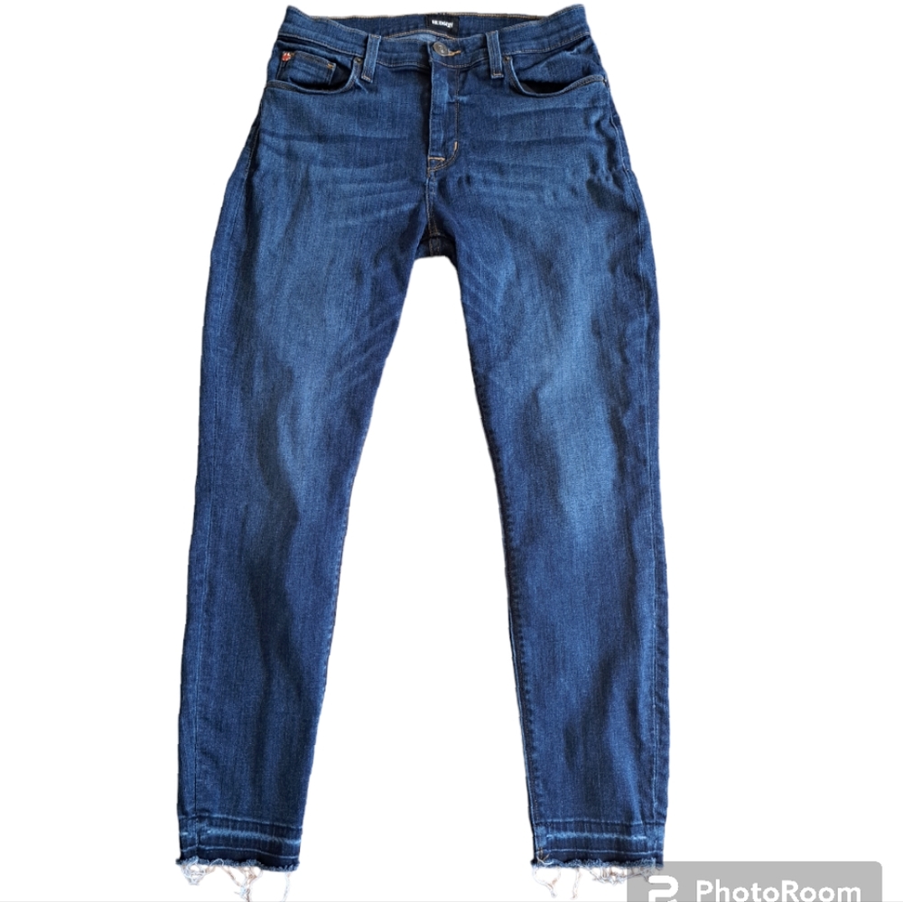 Hudson Natalie Mid Rise Crop Skinny Jeans Size 28